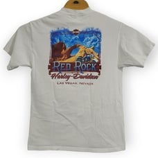 Harley Davidson's Red Rock Las Vegas Nevada Pocket T-Shirt 2007 Size Medium