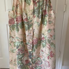Vintage Diane von Furstenberg Floral Skirt