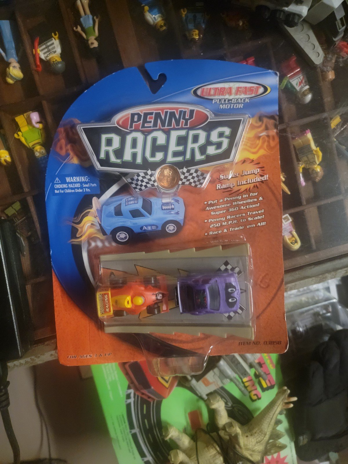 Ultra Fast Pull Back Motor Penny Racers Funrise Toy Takara 2002