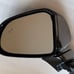 Dark Gray LH driver side door mirror w/ BSM + Camera. OEM for 2019-2020 Santa Fe