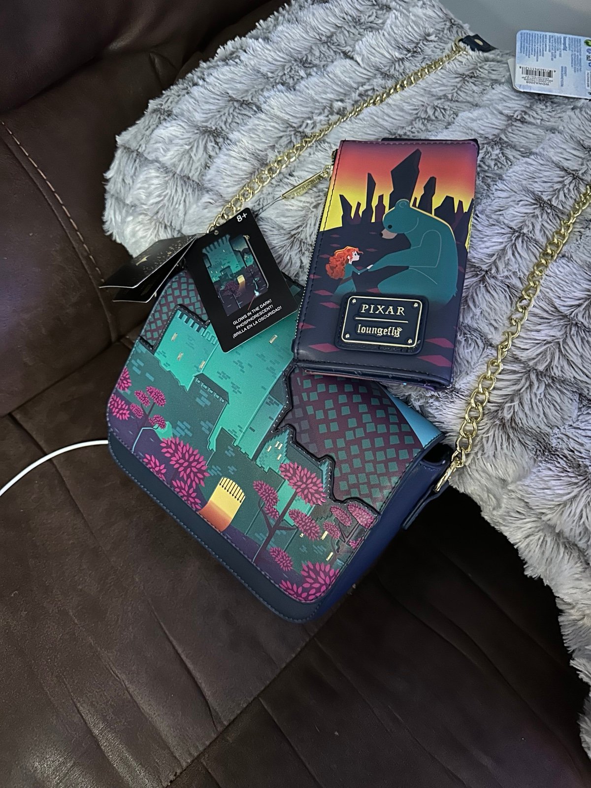 LoungeFly Brave Crossbody and Wallet