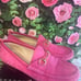 Gucci Pink Jordaan Loafers