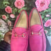 Gucci Pink Jordaan Loafers