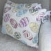 2-NWT MULTICOLORED EASTER EGGS BEADED DECORATIVE PILLOWS