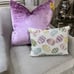 2-NWT MULTICOLORED EASTER EGGS BEADED DECORATIVE PILLOWS