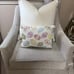 2-NWT MULTICOLORED EASTER EGGS BEADED DECORATIVE PILLOWS