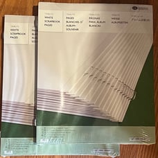 Creative Memories 2 Packages White Refill Pages