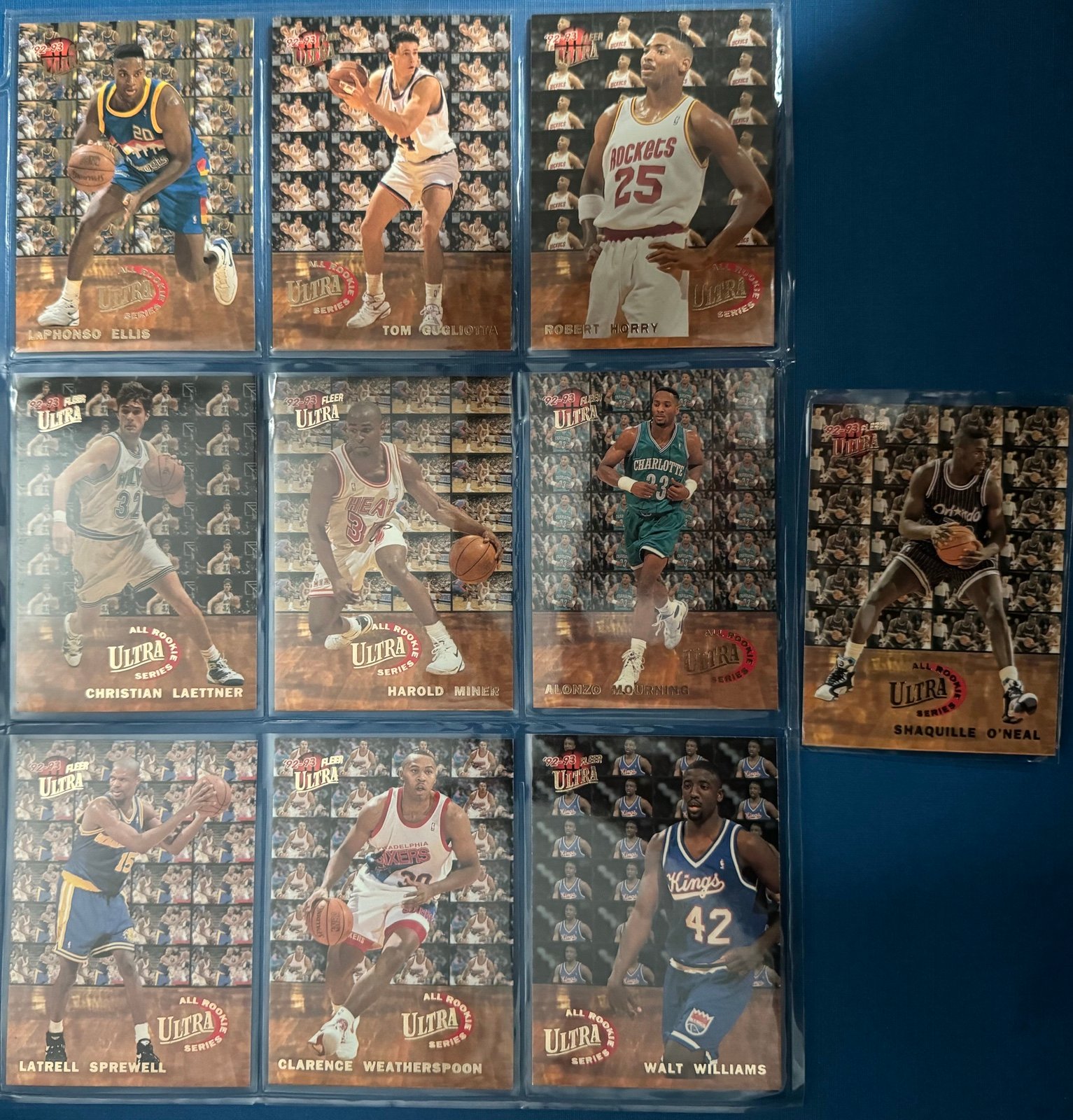 1992 Fleer Ultra Rookie Cards Set of 10