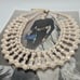 Vintage Huge Runway Inspired Glass Bead Intricate Statement Gold Collar Necklace