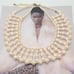 Vintage Huge Runway Inspired Glass Bead Intricate Statement Gold Collar Necklace