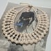 Vintage Huge Runway Inspired Glass Bead Intricate Statement Gold Collar Necklace