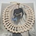 Vintage Huge Runway Inspired Glass Bead Intricate Statement Gold Collar Necklace