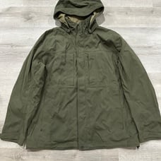 I175 NWOT REI Co-op Men's Green Pinecliff Long Sleeve Hooded Rain Coat Size XL