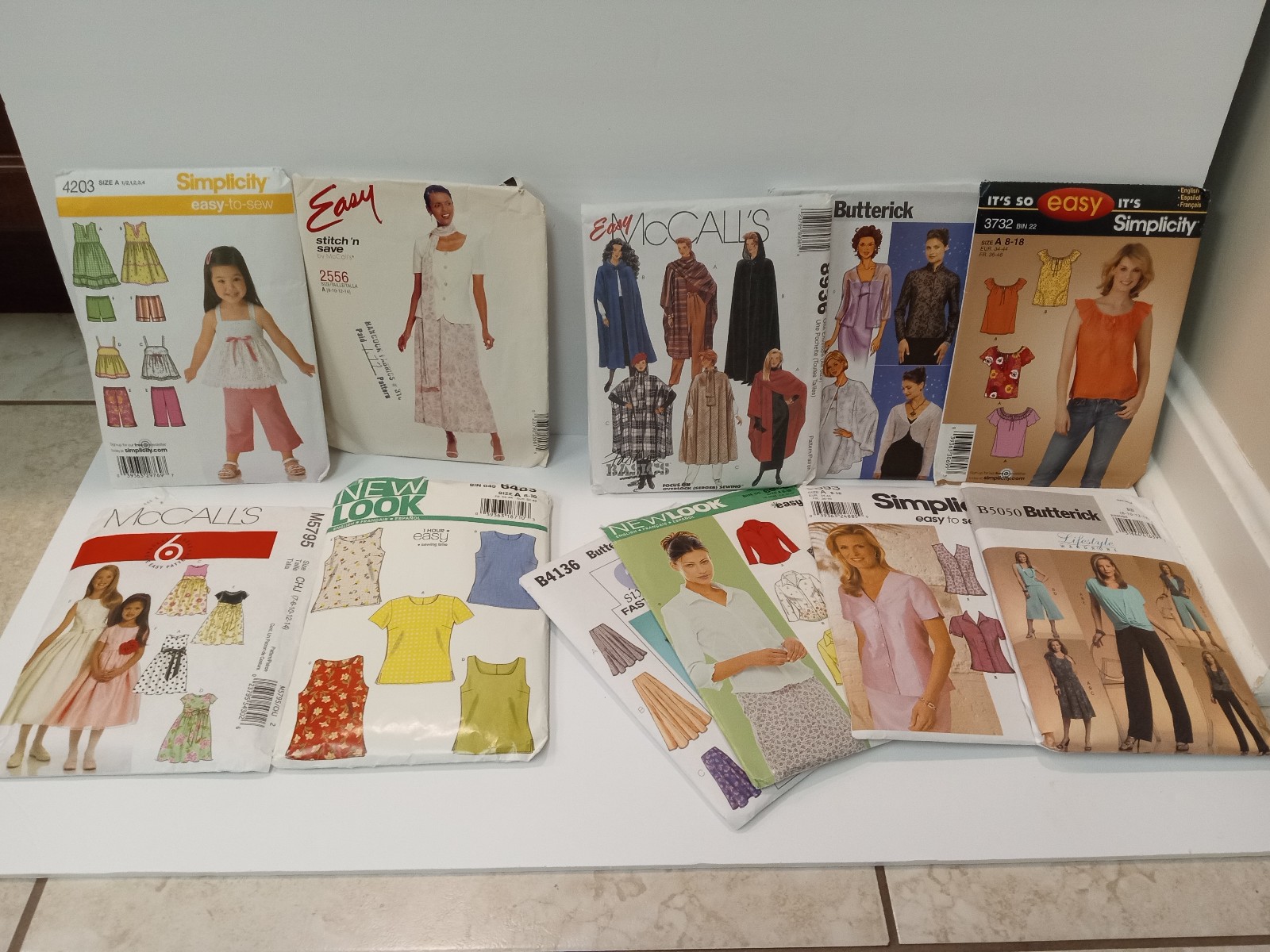 Dress Sewing Clothes Patterns Lot of 11