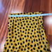 Madewell Black Yellow Skirt Polka Dots Animal Print Midi Maxi Bottom Size 2
