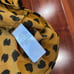 Madewell Black Yellow Skirt Polka Dots Animal Print Midi Maxi Bottom Size 2