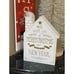 Wooden Christmas Advent Calendar House with 24 Drawers & Lights