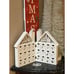 Wooden Christmas Advent Calendar House with 24 Drawers & Lights