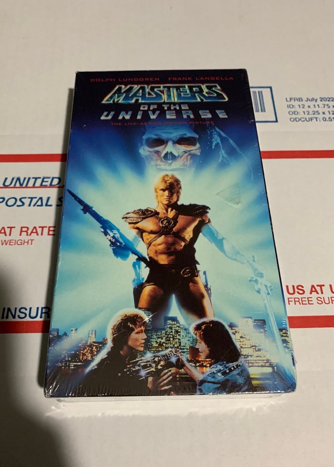 MASTERS OF THE UNIVERSE VHS SEALED Warner Watermarks Motu Dolph Dundgren