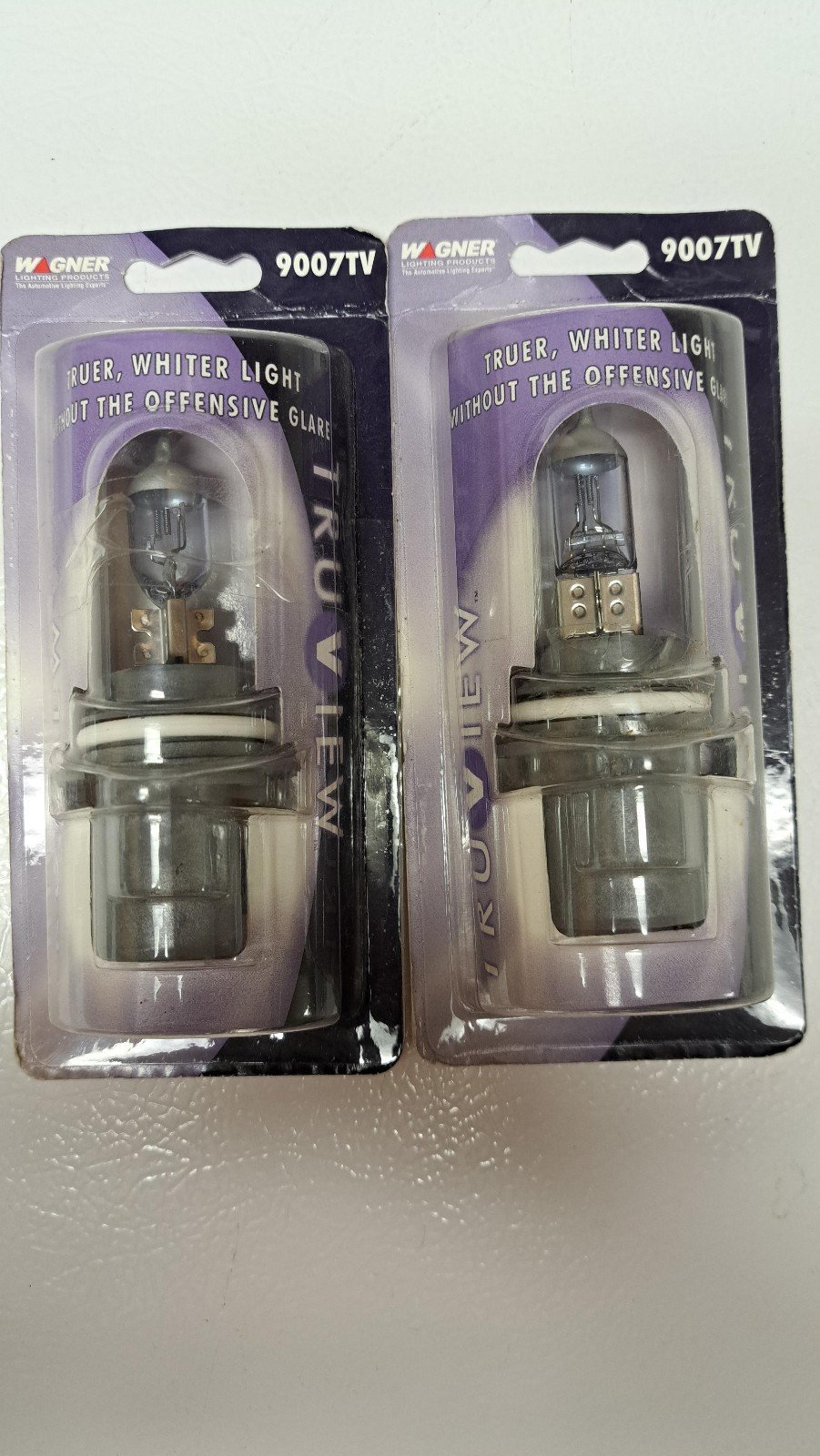 2 packs Wagner Lighting 9007TV Headlight Bulb - TruView Pack