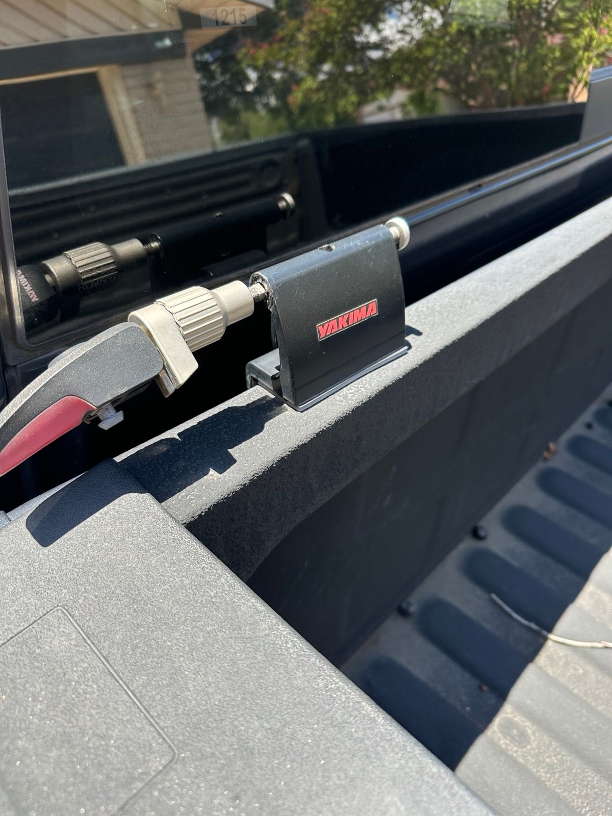 Yakima bed rail bike rack