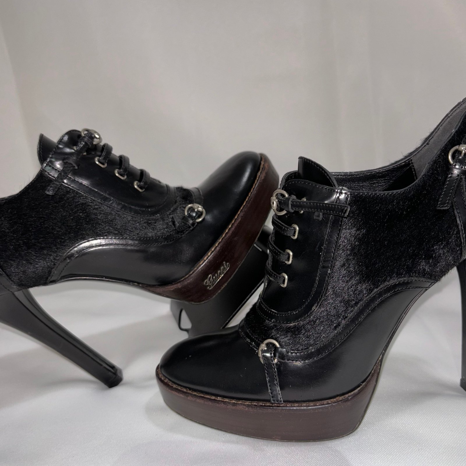 Gucci Buckle Detail Boots | Mercari