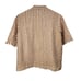Roseanna Womens Striped Button-Up Shirt Mustard & White Cotton/Polyester Blend S