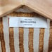 Roseanna Womens Striped Button-Up Shirt Mustard & White Cotton/Polyester Blend S