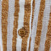 Roseanna Womens Striped Button-Up Shirt Mustard & White Cotton/Polyester Blend S