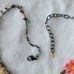 VINTAGE FRENCH CHENARD ALEXANDRE TROPICAL FLOWER CHARM NECKLACE