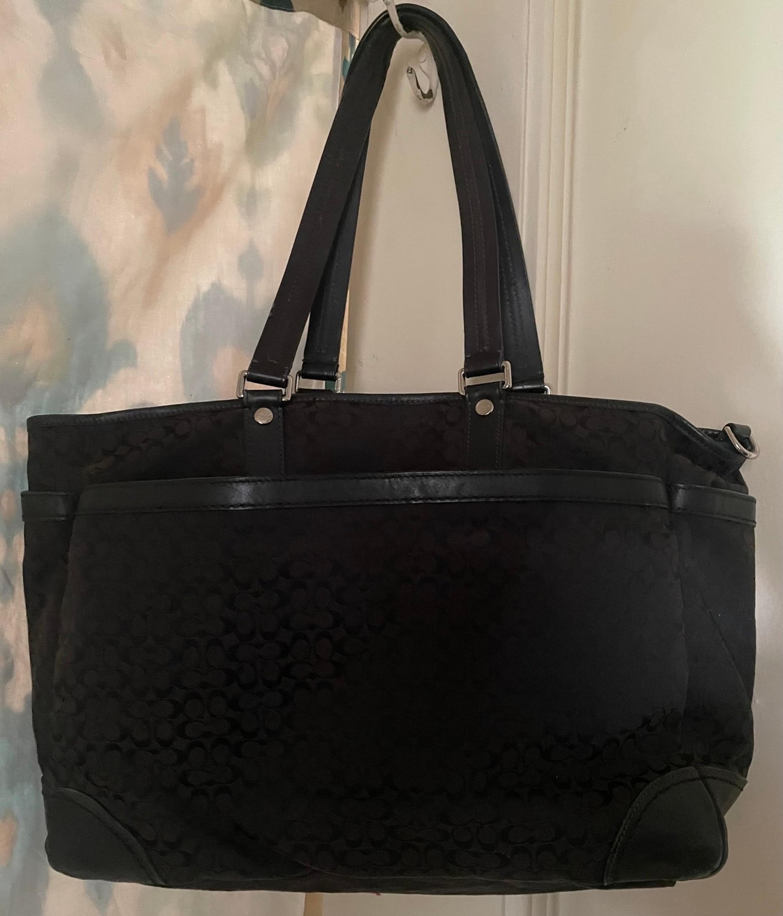 Coach Baby Diaper Bag Black