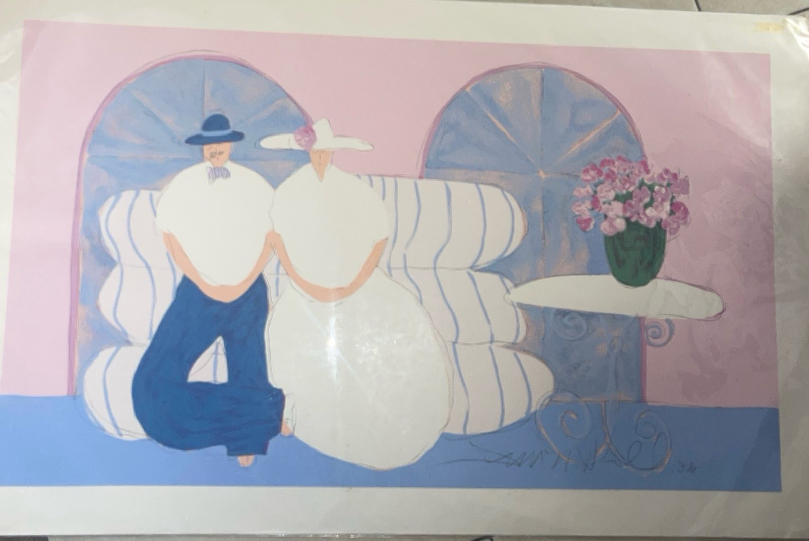 Classic 1986 Jim Hill Signed Lithograph