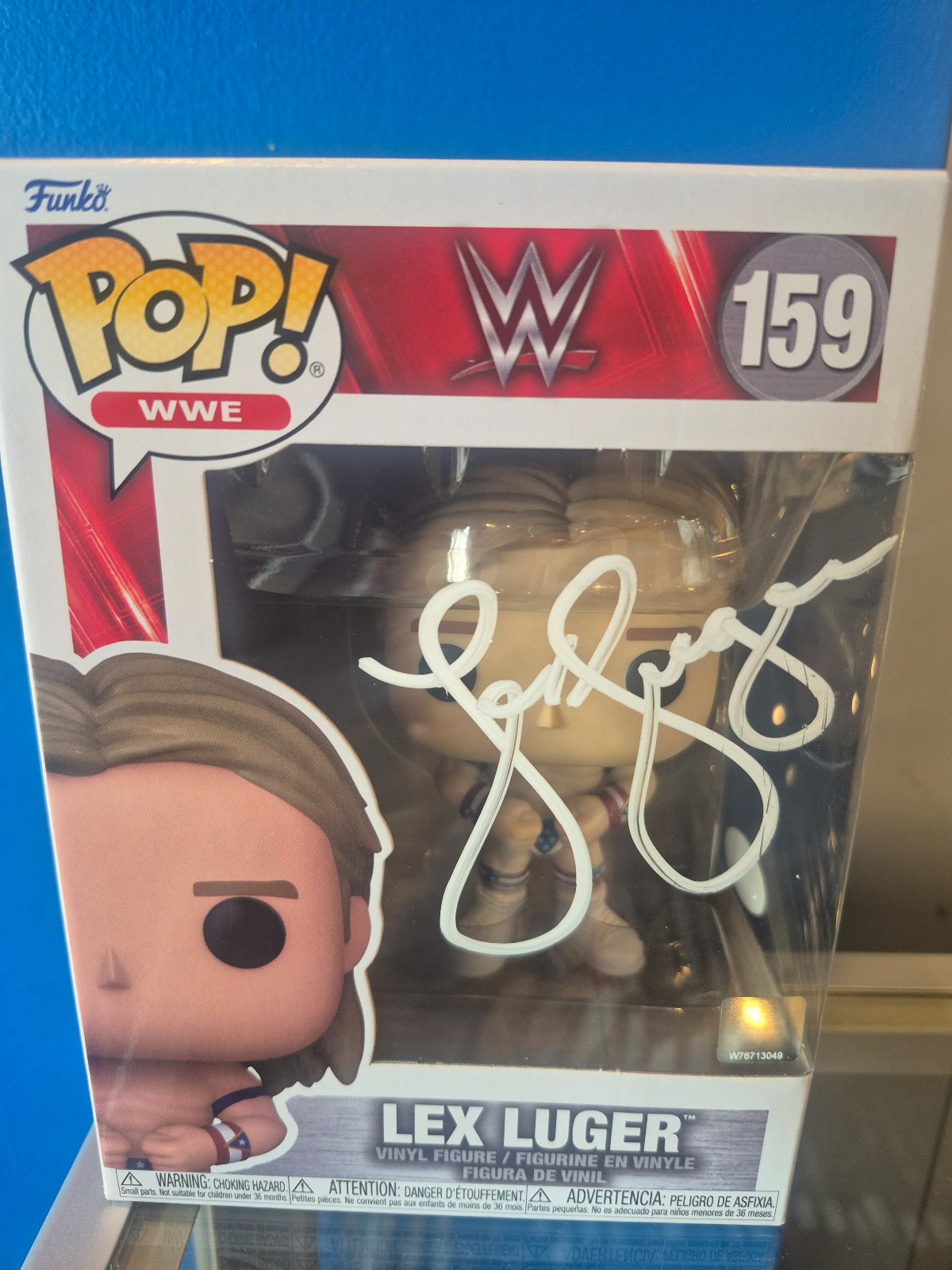 Lex Luger Autographed Funko Pop #159