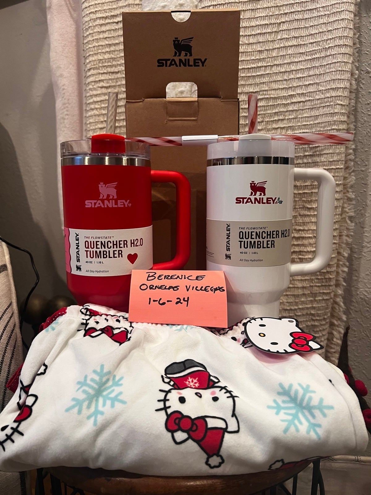 Stanley Target Valentines Red & Stanley Mistletoe & Hello Kitty Bundle