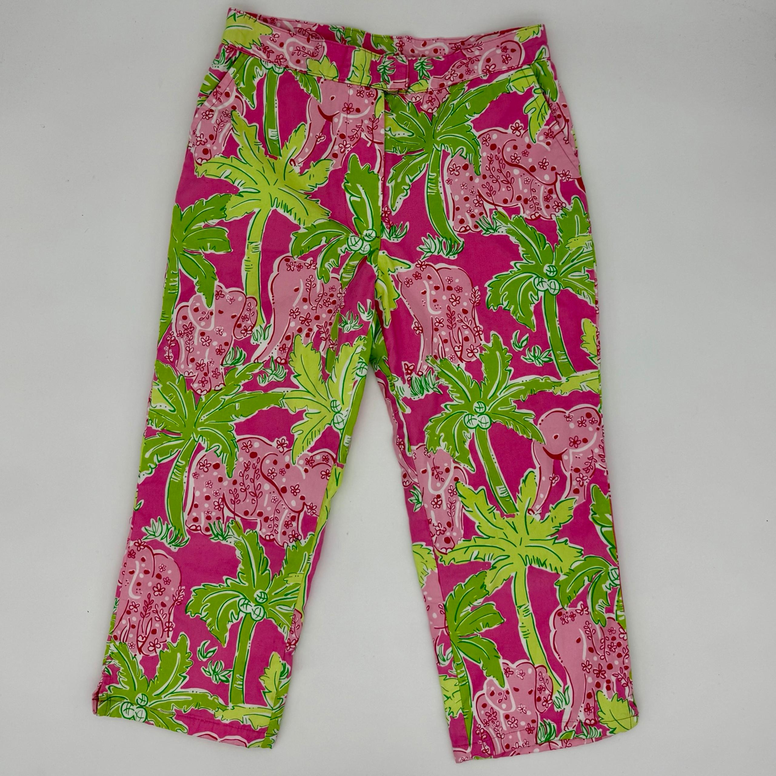 Girls Lilly Pulitzer capri pants size 8
