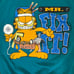 Vintage Garfield “Mr Fix It” crewneck sweatshirt- 1978 Size Large-Teal