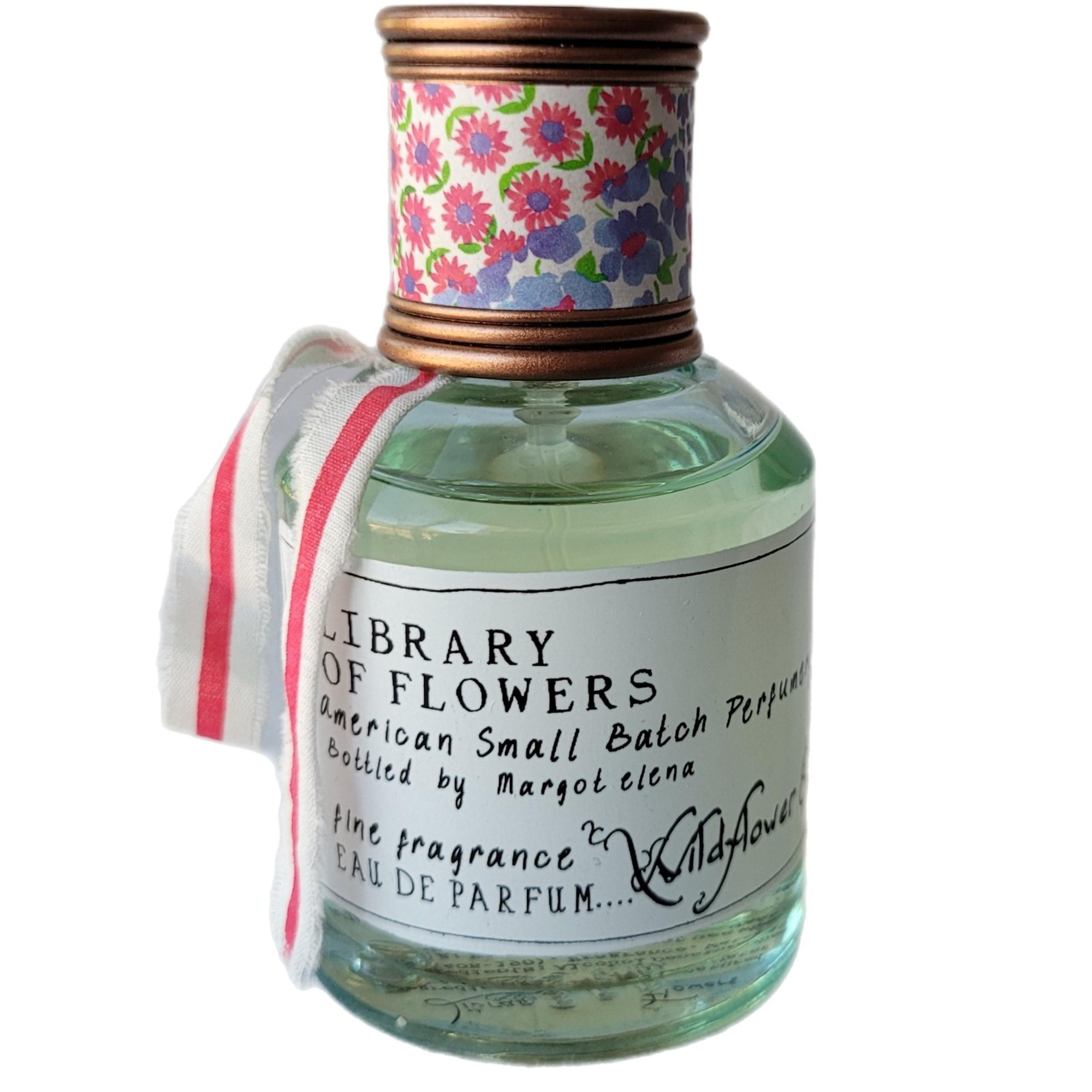 Library of Flowers Wildflower & Fern EDP Perfume Spray 1.69 oz Parfum New No Box