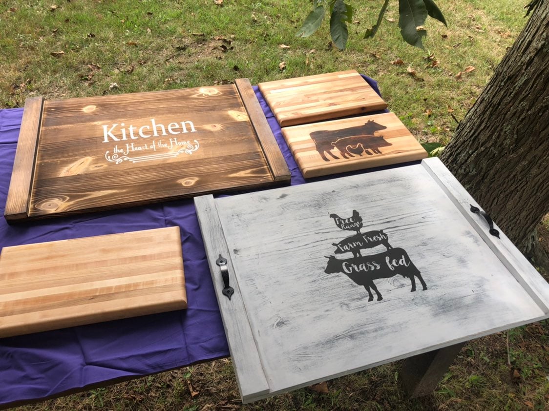 Custom made stove top covers