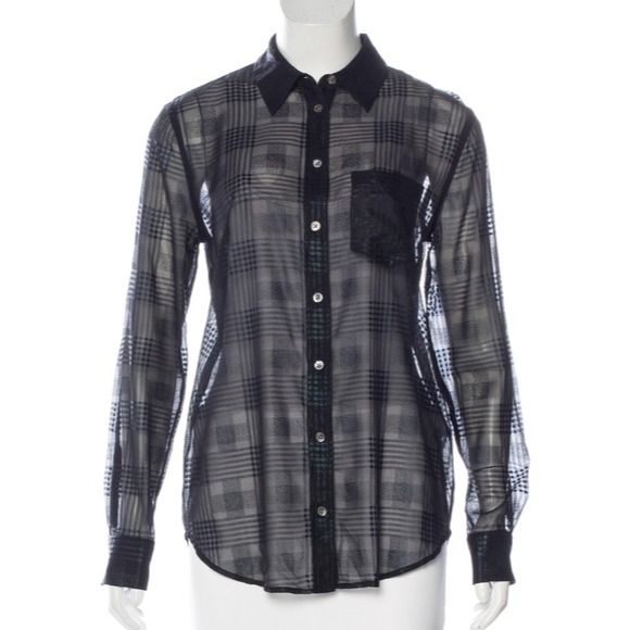 Equipment black Button-Down shirt
