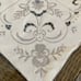 Vintage Cutwork Tablecloth Set 4 Matching Cloth Napkins Ornate Embroidery