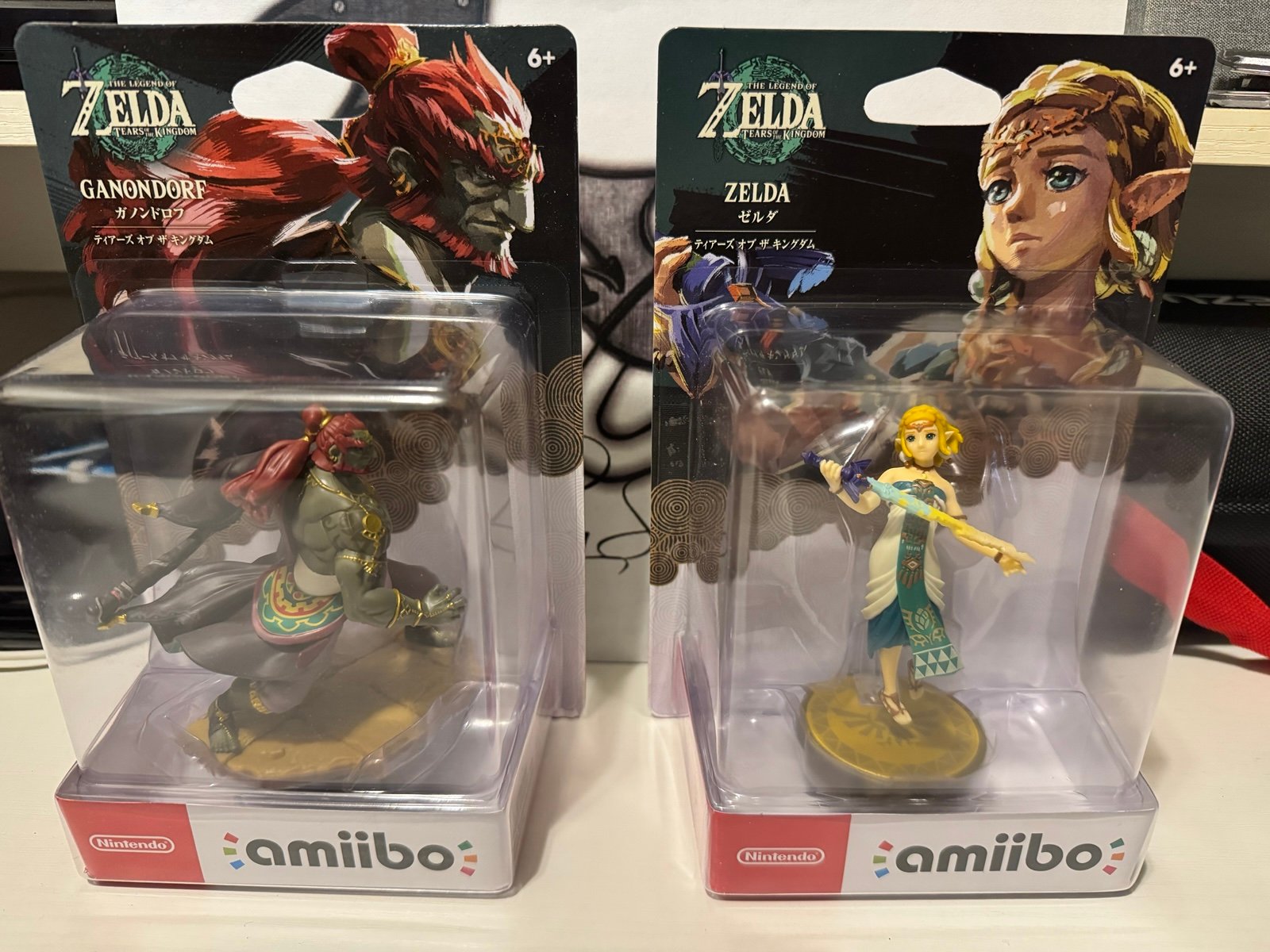 The Legend Of Zelda Tears of The Kingdom Amiibo Ganondorf & Zelda duo.