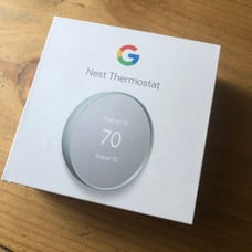 Google Nest Thermostat Snow