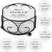 Funny Drink Coasters Absorbent with Holder 6 Pcs Absorbing Stone Funny Coaster