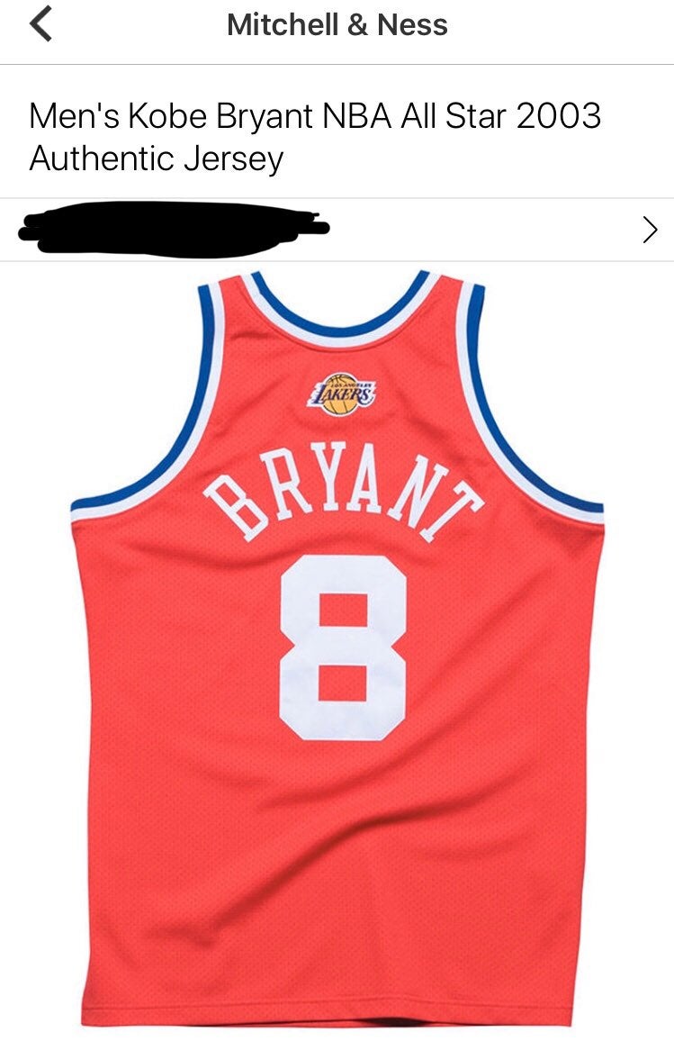 Mitchell and Ness KOBE BRYANT #8