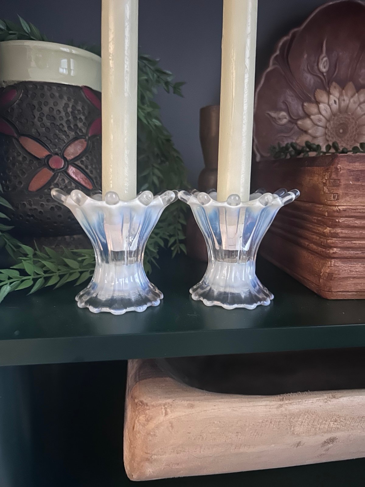 Fenton Heirloom Candle holders