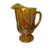 Indiana Glass Marigold Harvest Grape Pitcher w/3 Carnival Glasses- Fast Shipping