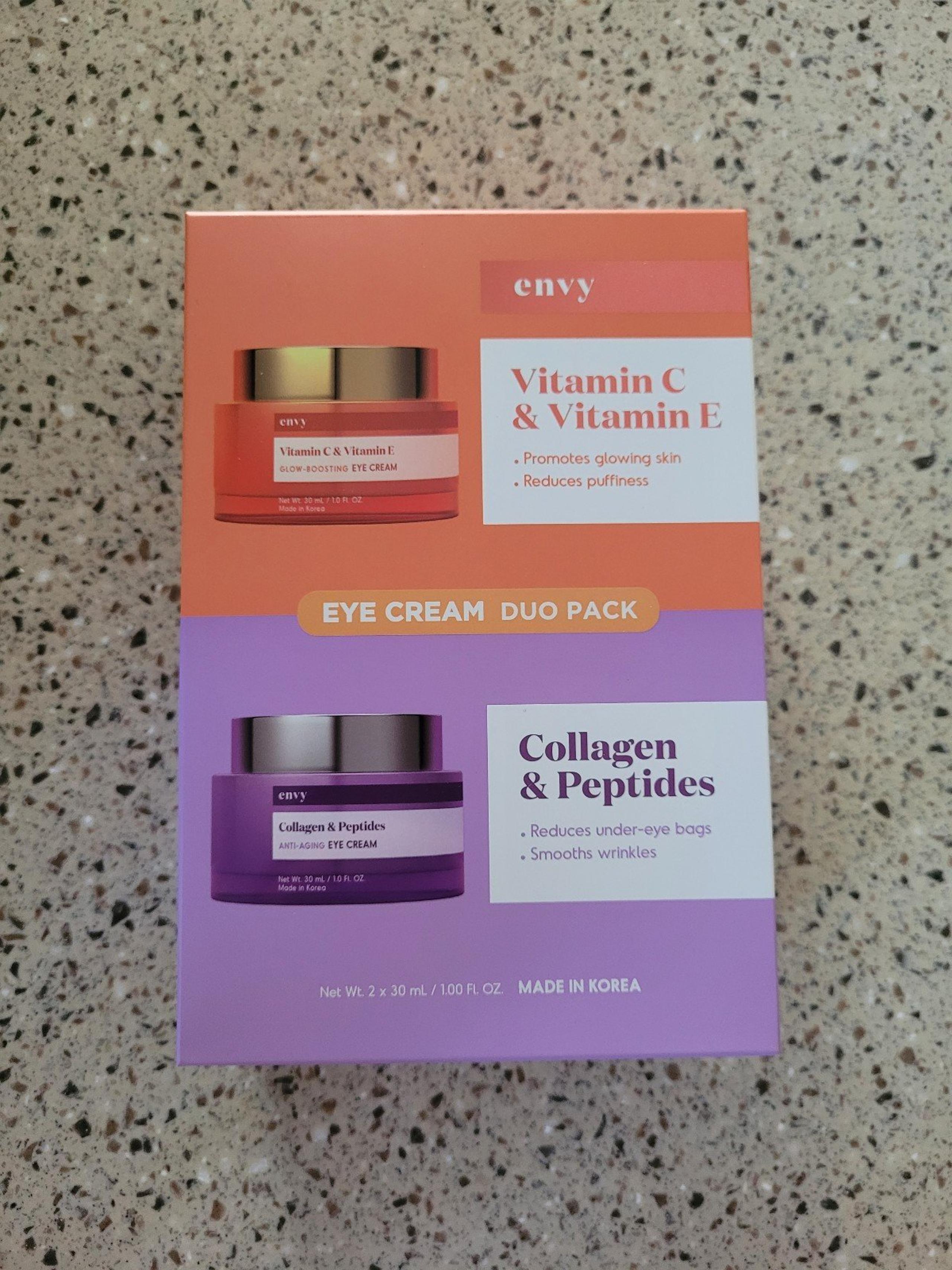 Envy eye cream duo pack new in sealed box