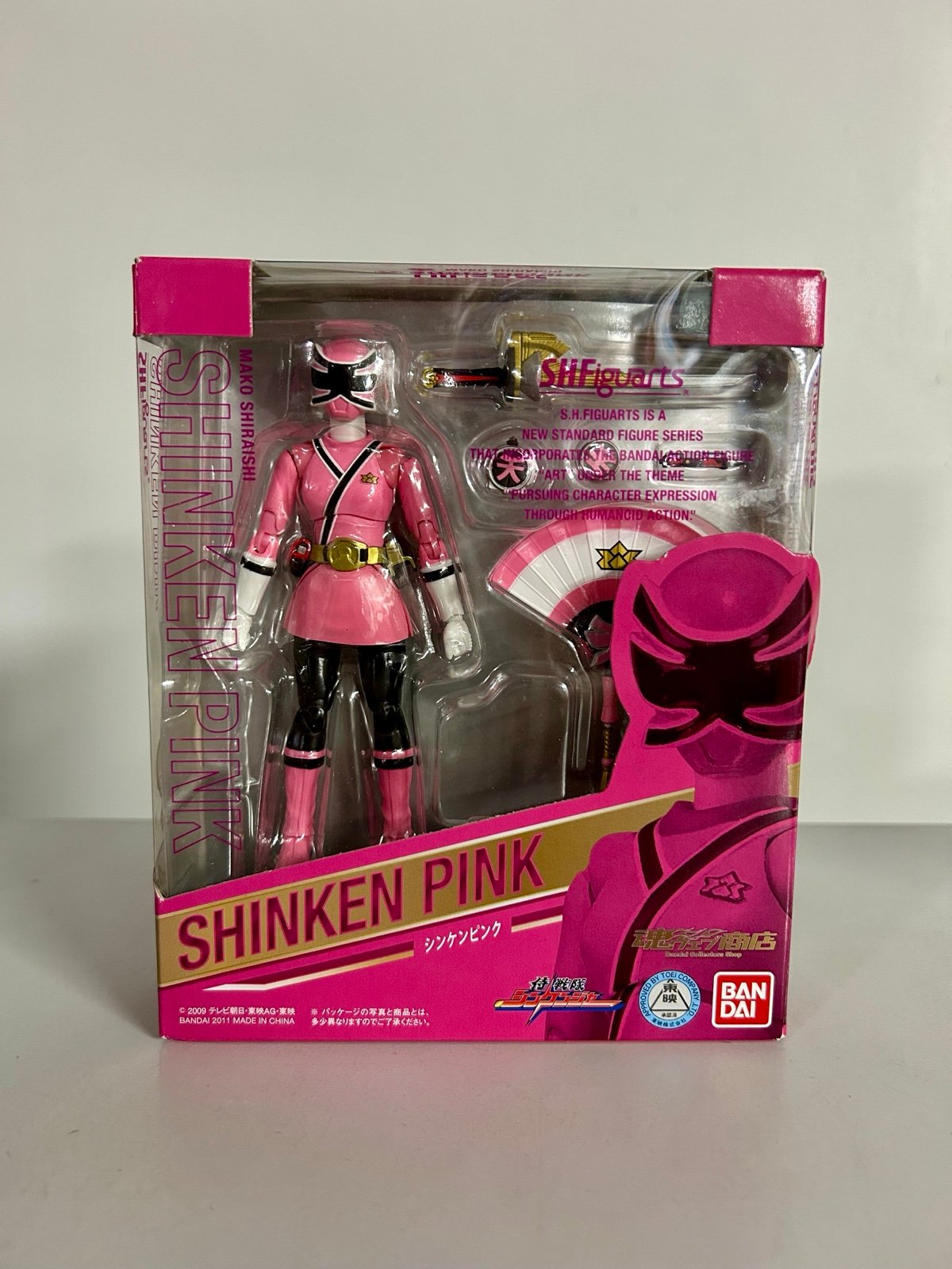 NEW S.H.Figuarts Power Rangers Super Sentai Shinkenger Shinken Pink