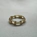 Link Ring 14k solid Gold | link Ring | Ring | Perfect Gift | Real Gold |