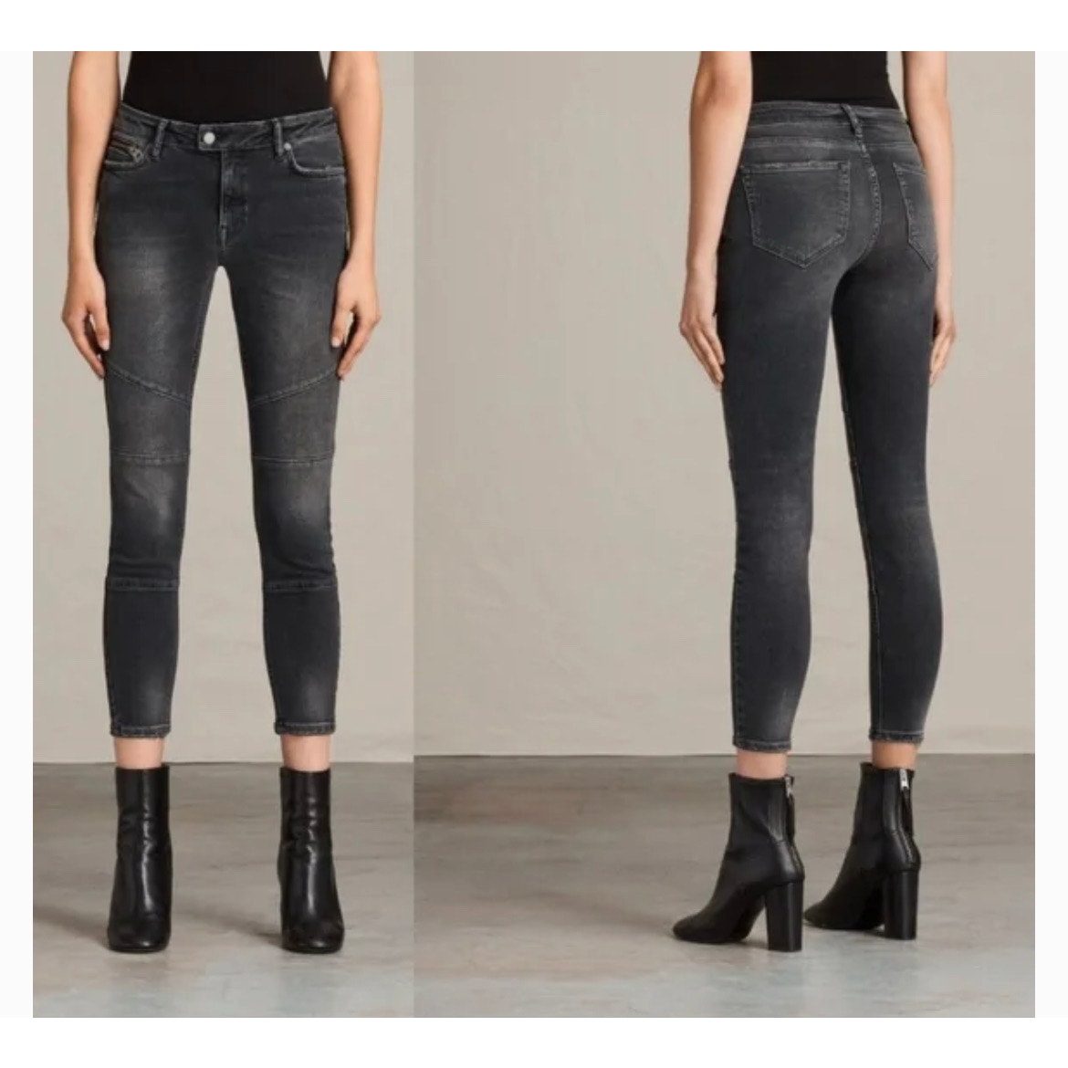 ALLSAINTS Biker Cropped Jeans size 29